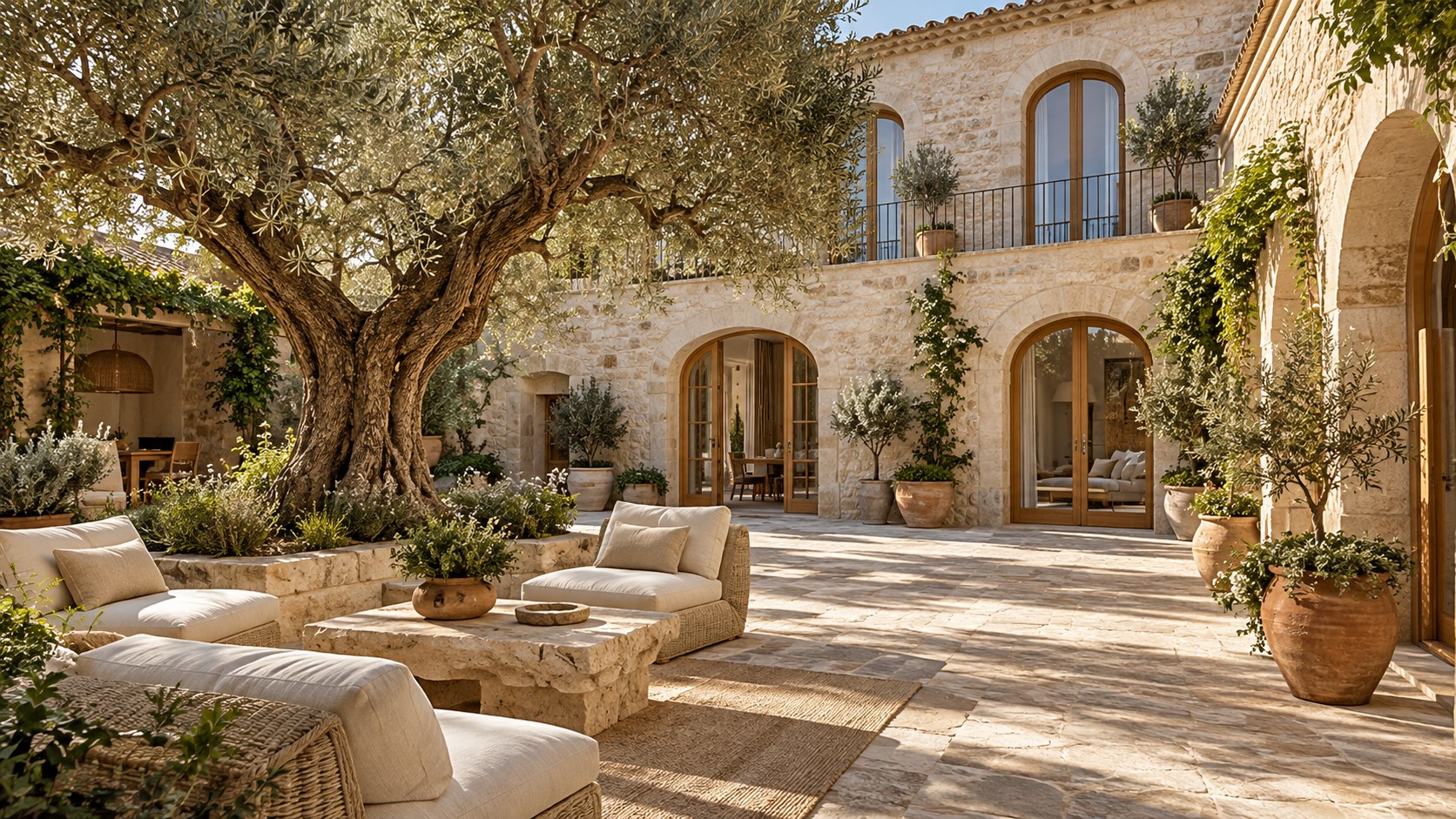 The CASA NOMA courtyard